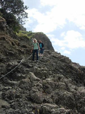 Piha - Climbing Lime Rock Piha - Climbing Lime Rock